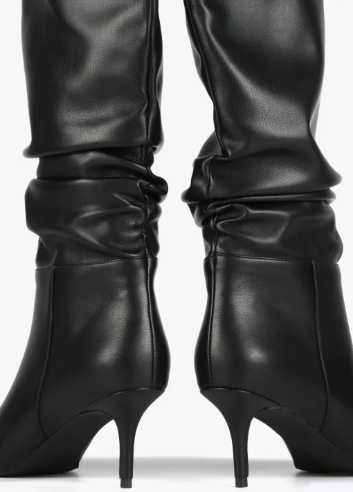 Bota caña fruncida