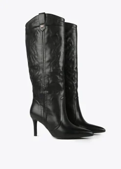 Bota cowboy de caña alta