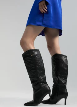 Bota cowboy de caña alta