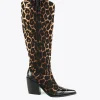 Bota cowboy leopardo |  COLECCIÓN LOLA | Lola Casademunt