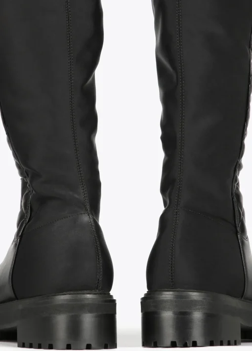 Bota de caña alta acolchada