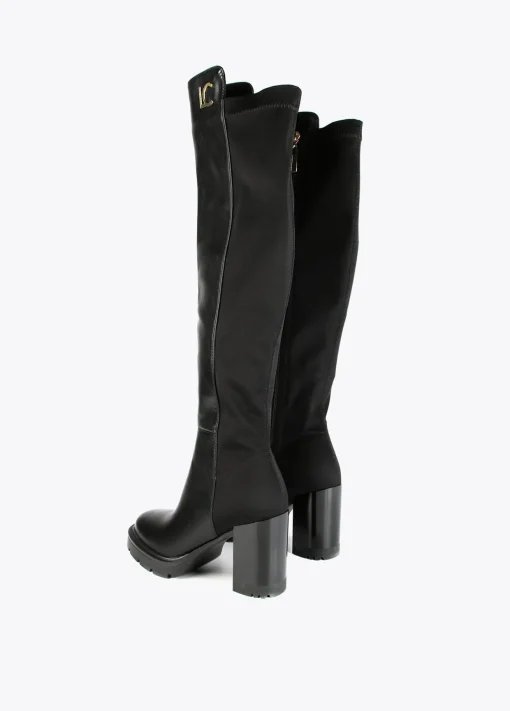 Bota mosquetera alta tacon |  Calzado | Lola Casademunt