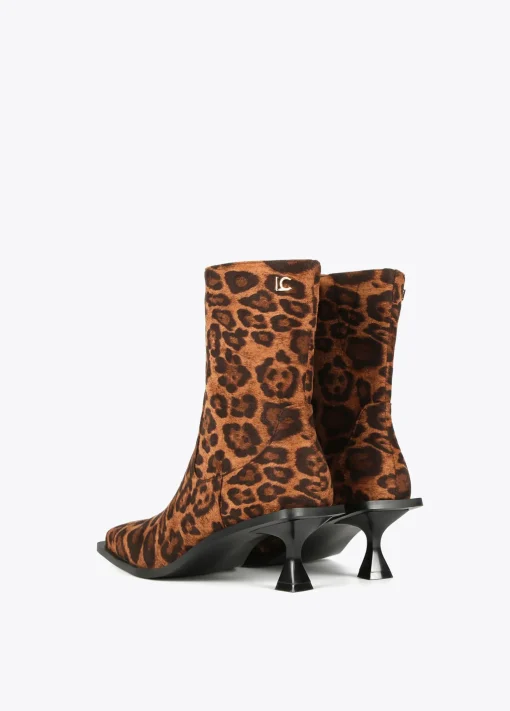Botín tejido animal print
