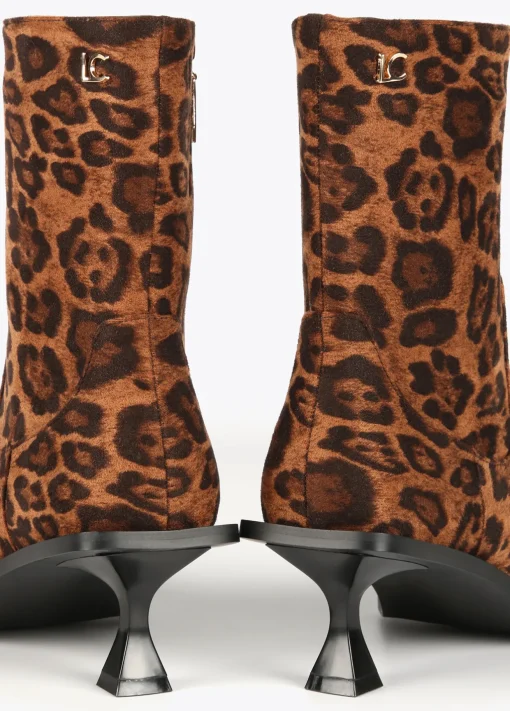 Botín tejido animal print