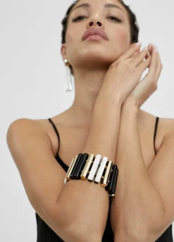 Brazalete piezas tricolor