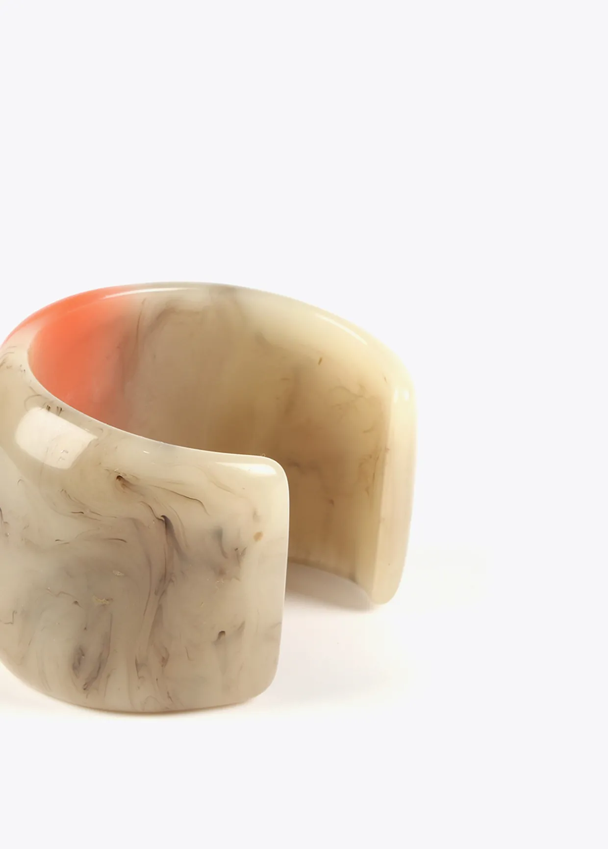 Brazalete rígido bicolor