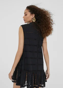 Caftan corto bordado