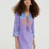 Caftan corto con bordado