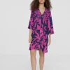 Caftan corto estampado