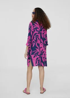 Caftan corto estampado