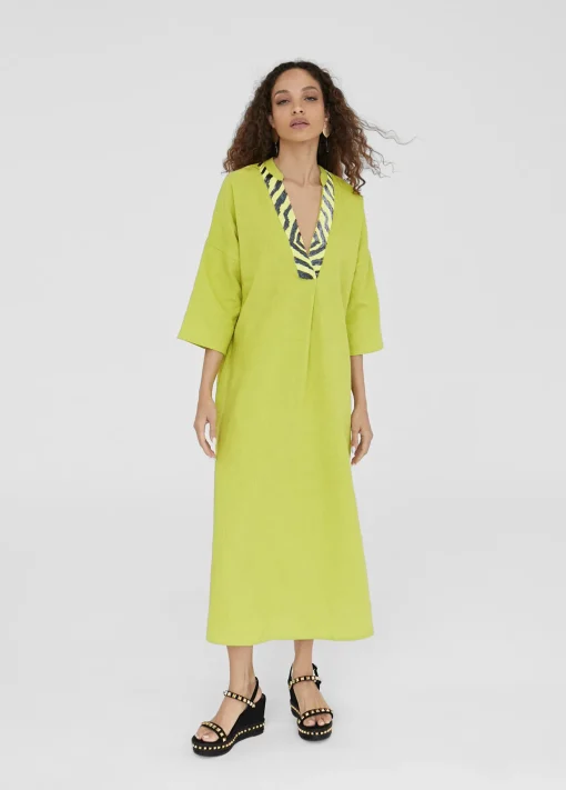 Caftan midi media manga