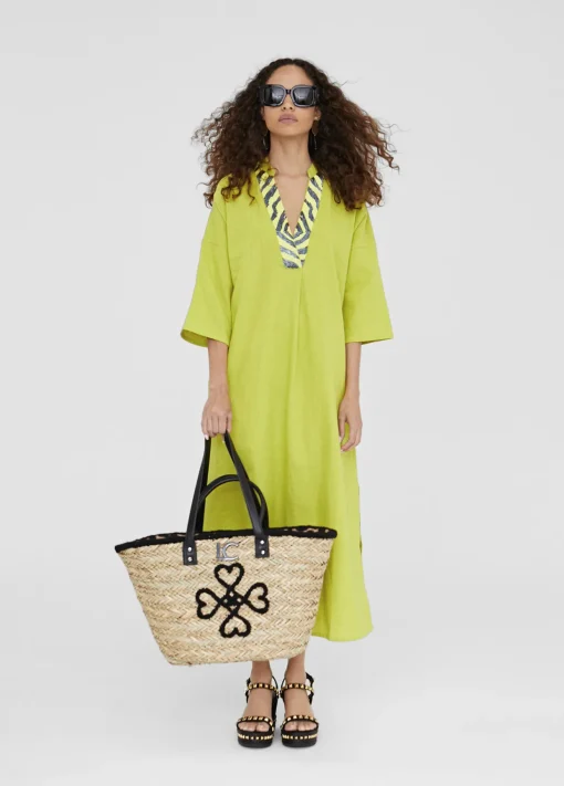 Caftan midi media manga