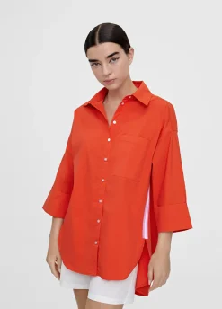 Camisa basica de algodón
