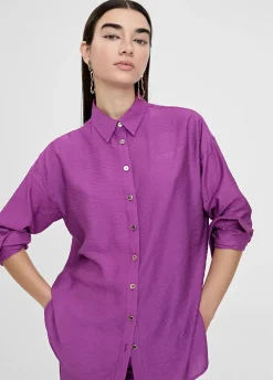 Camisa basica manga larga