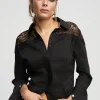 Camisa con encaje