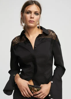 Camisa con encaje