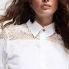 Camisa con encaje