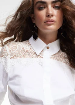 Camisa con encaje