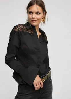 Camisa con encaje