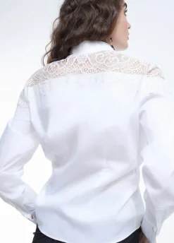 Camisa con encaje