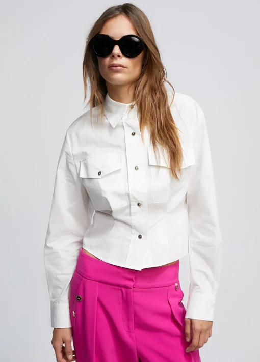Camisa cropped