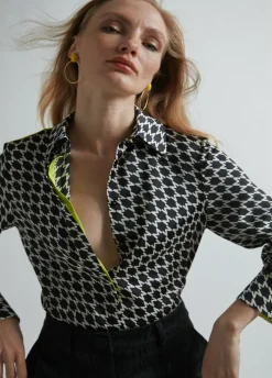 Camisa detalle fluor |  Ropa | Lola Casademunt