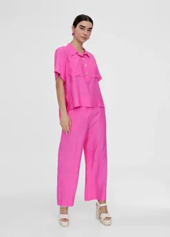 Camisa fluida con bolsillos