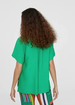 Camisa fluida con bolsillos