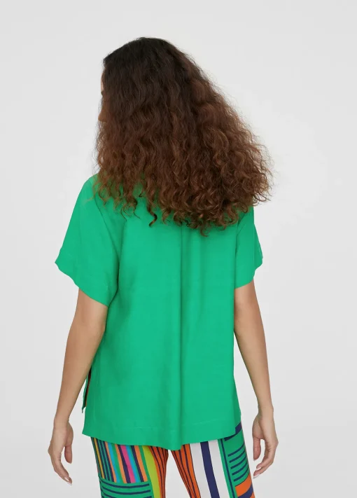 Camisa fluida con bolsillos