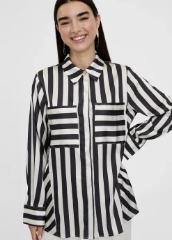 Camisa fluida de rayas