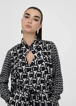 Camisa fluida monograma