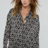 Camisa larga monograma