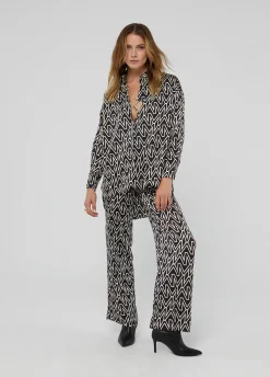 Camisa larga monograma