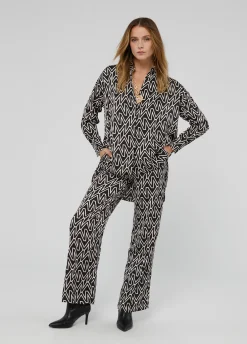 Camisa larga monograma