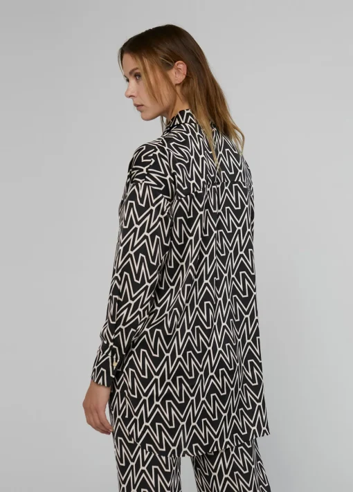 Camisa larga monograma