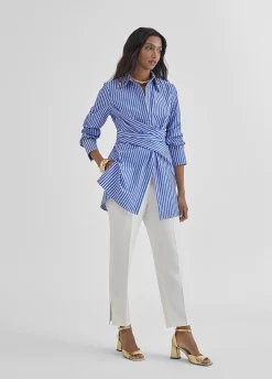 Camisa rayas detalle joyas
