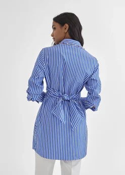 Camisa rayas detalle joyas