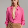 Camisa transparencia bolsillos