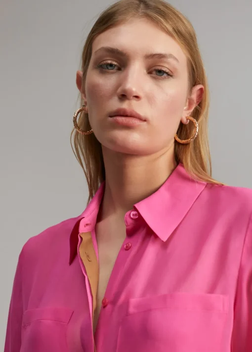Camisa transparencia bolsillos
