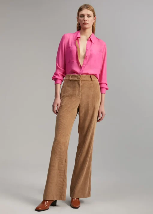 Camisa transparencia bolsillos