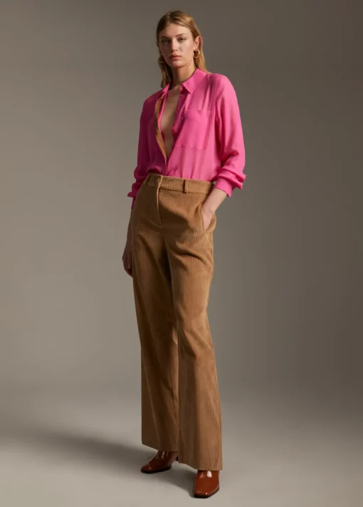 Camisa transparencia bolsillos