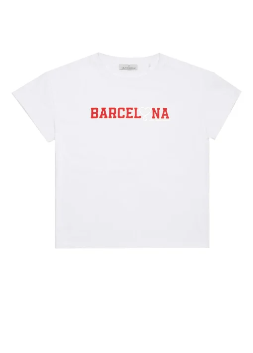 Camiseta básica Barcelona en algodón 100% - Lola Casademunt