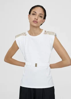 Camiseta con cinturón