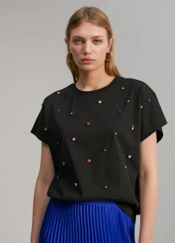Camiseta detalle joyas