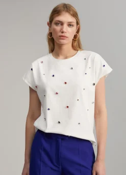 Camiseta detalle joyas