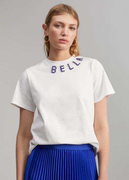 Camiseta detalle pedrería