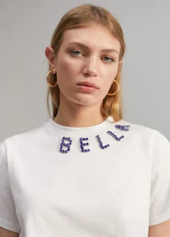Camiseta detalle pedrería