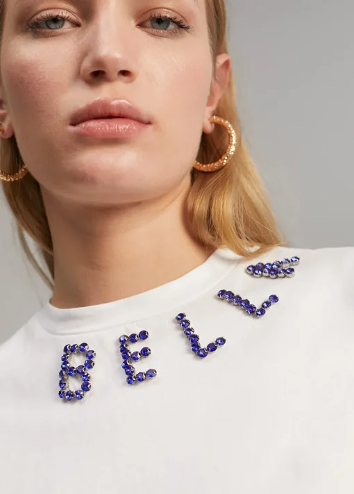 Camiseta detalle pedrería