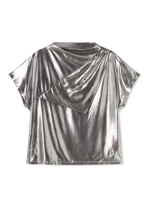Camiseta laminada plata