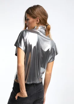 Camiseta laminada plata